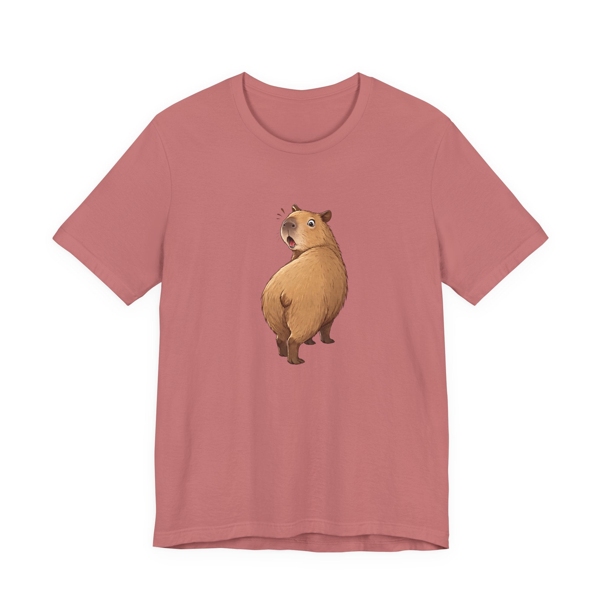 Capybara Lookover T‑Shirt — Funny Woodland Animal Tee