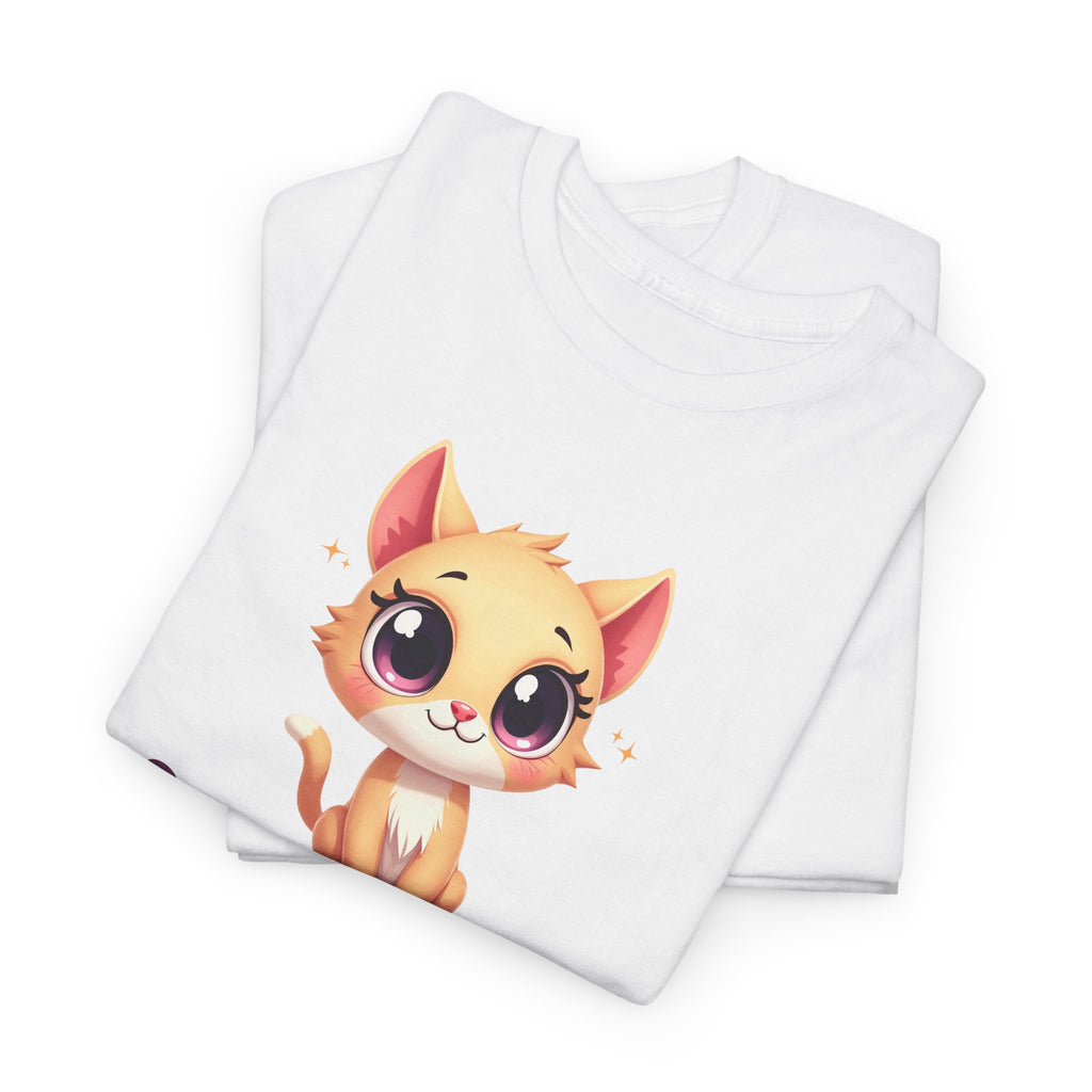 Stay Pawsitive Tee — Cute Kitten Graphic T-Shirt