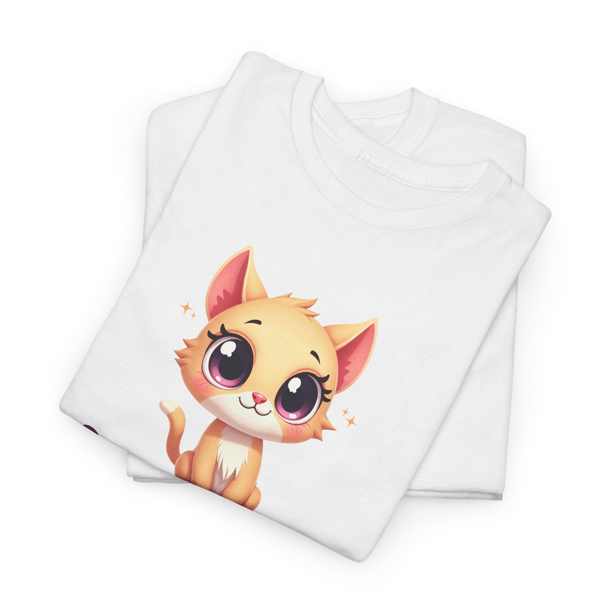 Stay Pawsitive Tee — Cute Kitten Graphic T-Shirt