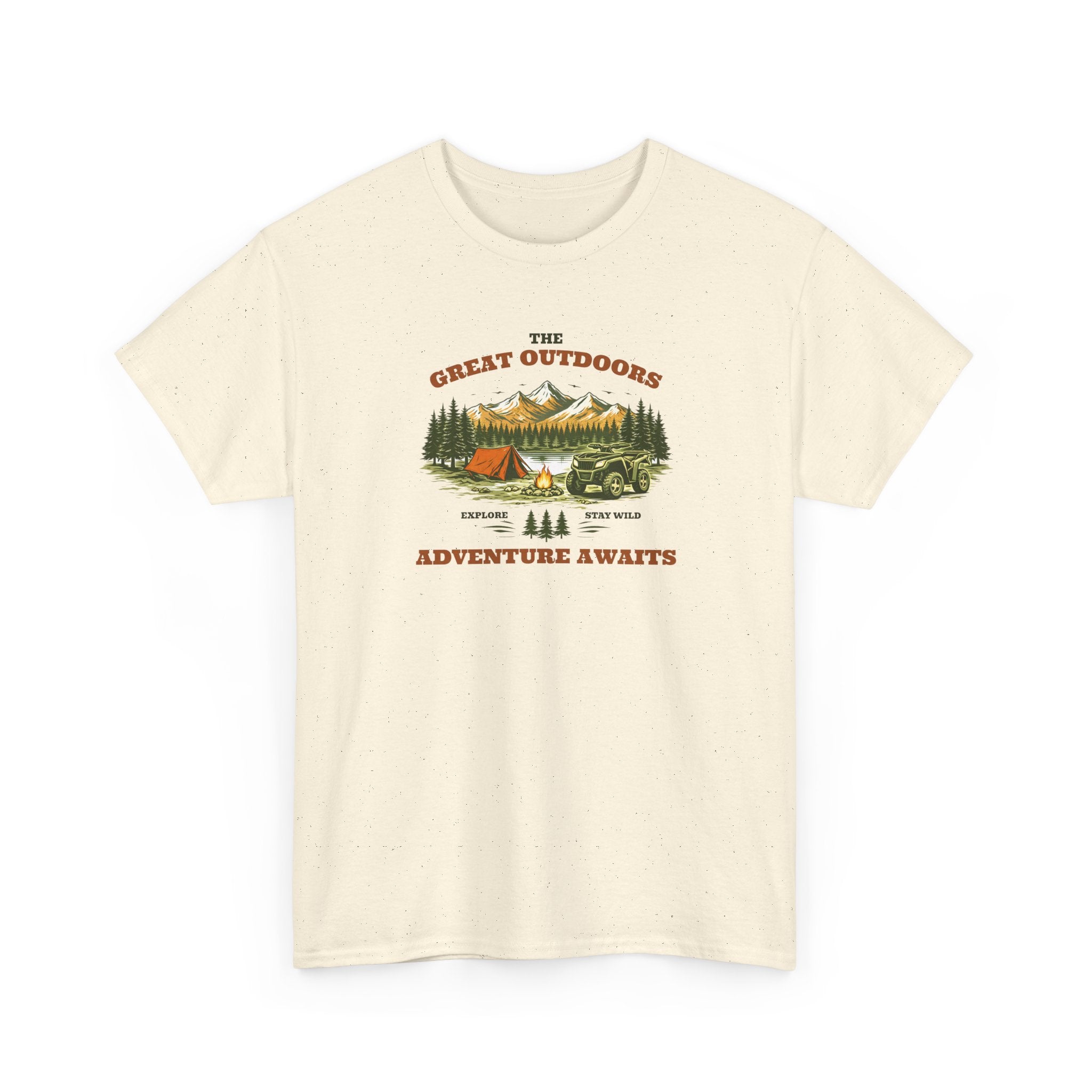 Outdoor Adventure T-Shirt — "The Great Outdoors"  ATV Nature Camping Tee