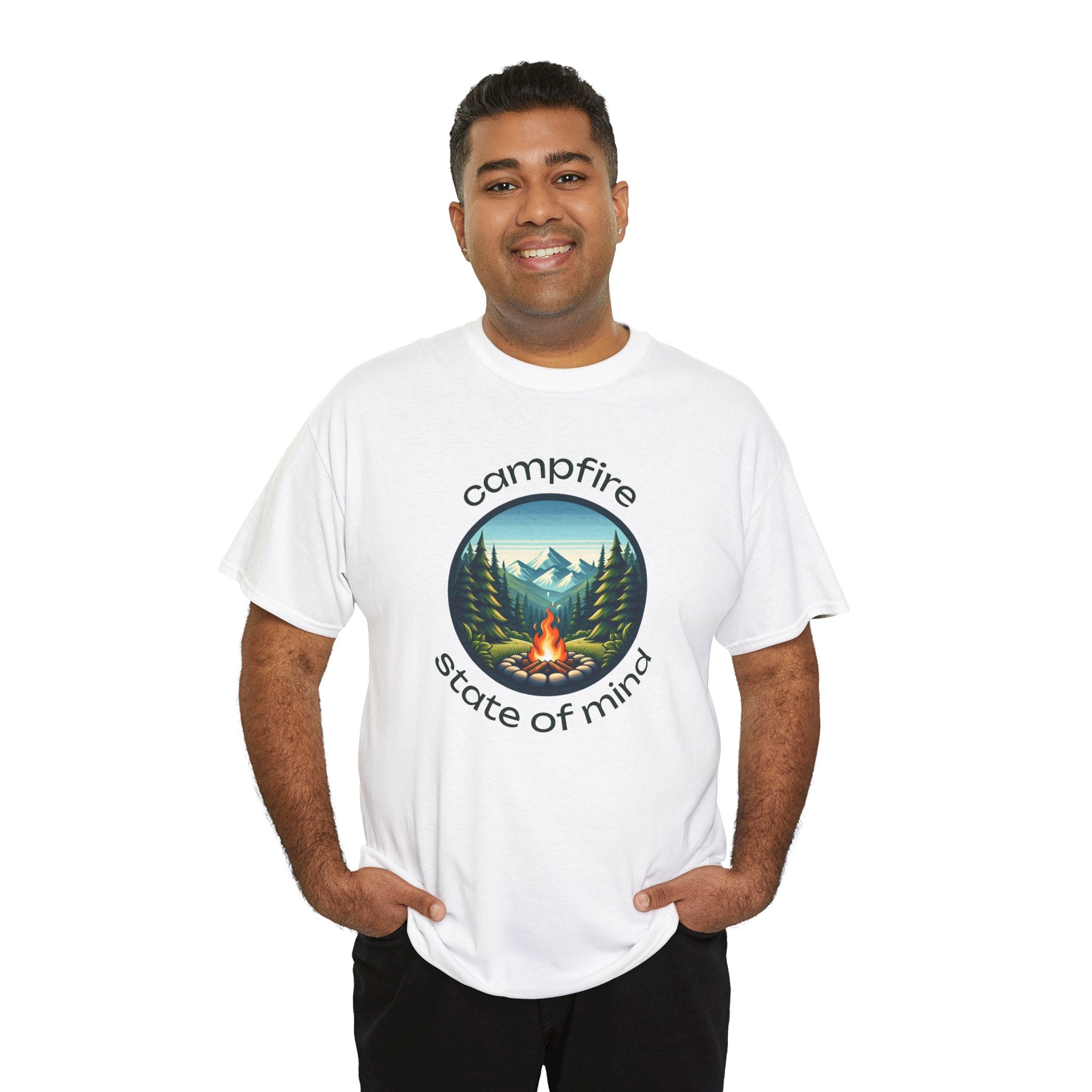 Campfire State of Mind T-Shirt — Outdoor Camping Graphic Tee