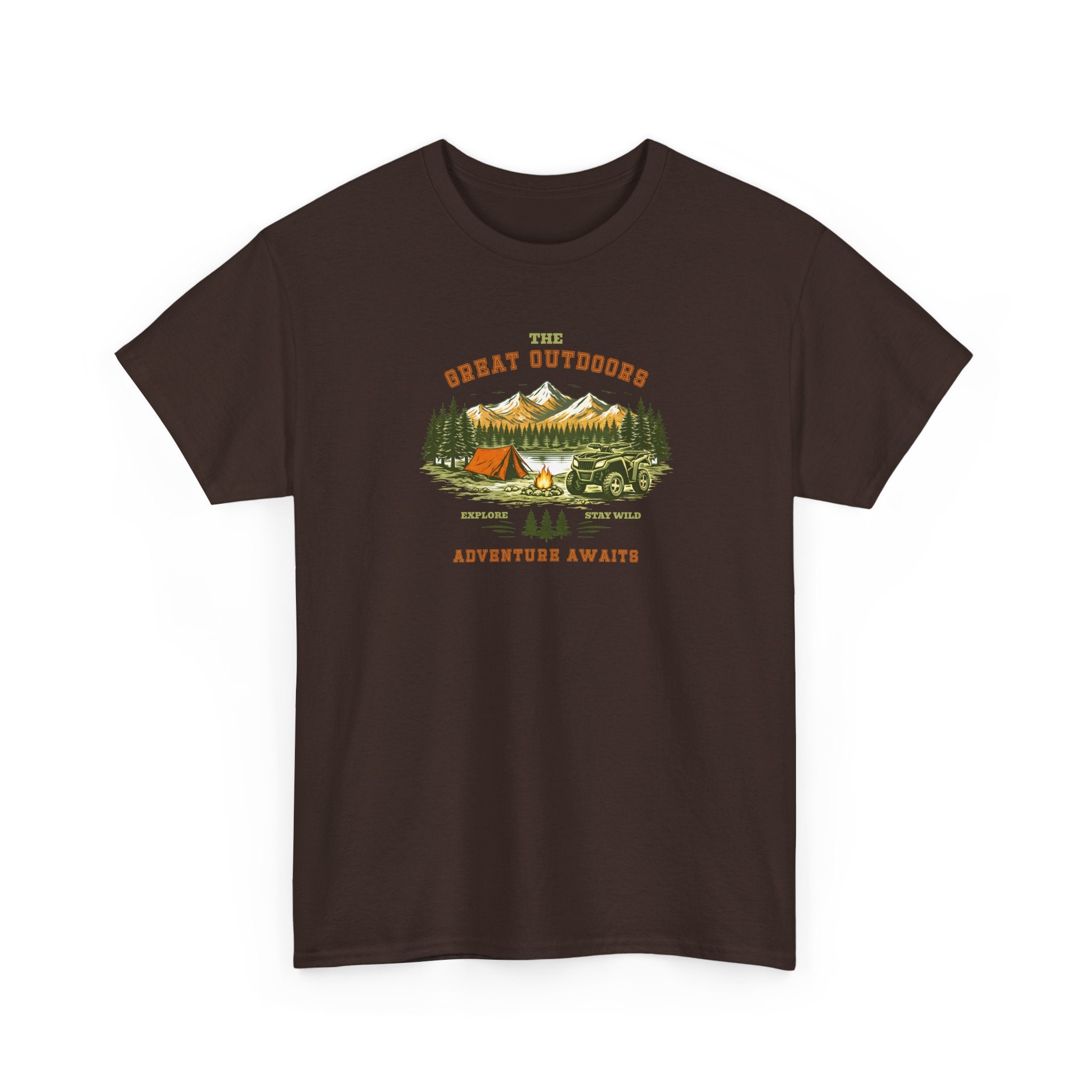 Outdoor Adventure T-Shirt — "The Great Outdoors"  ATV Nature Camping Tee