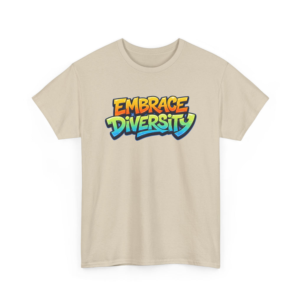 Embrace Diversity T-Shirt — Colorful Graffiti Pride Tee