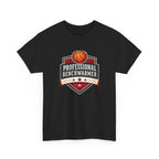 Professional Benchwarmer Basketball T-Shirt Funny Sports Graphic Tee