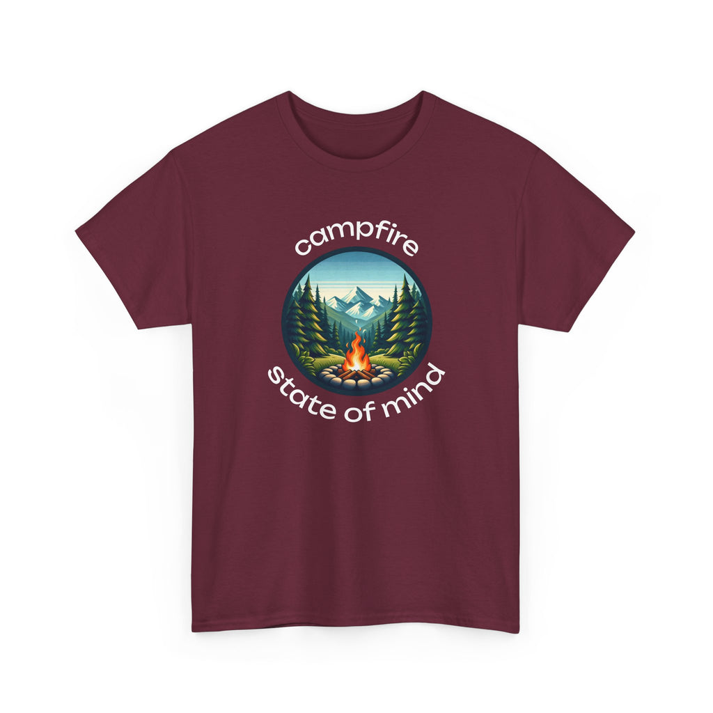 Campfire State of Mind T-Shirt — Outdoor Camping Graphic Tee