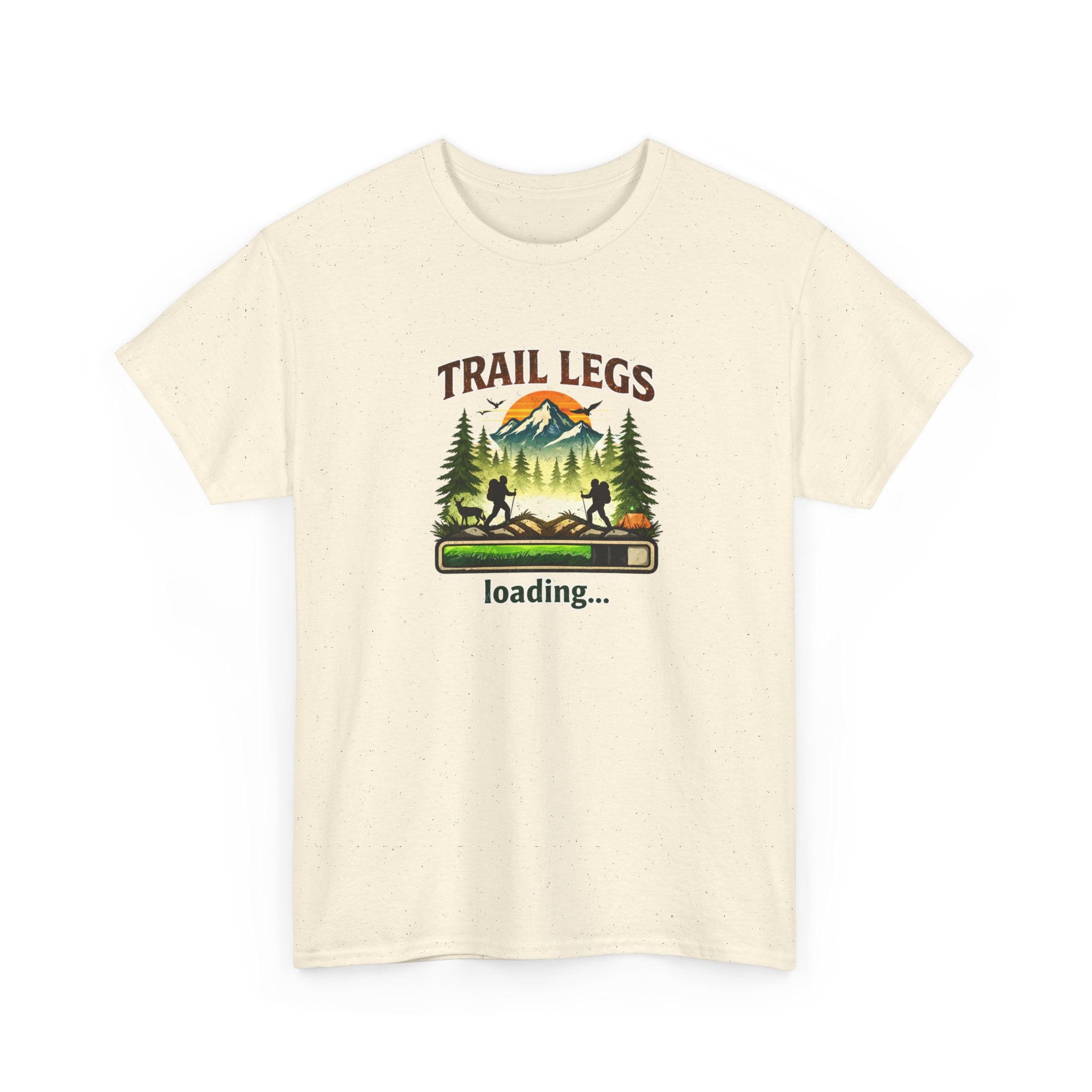 Trail Legs Loading T-Shirt — Hiking Mountain Nature Camping Tee