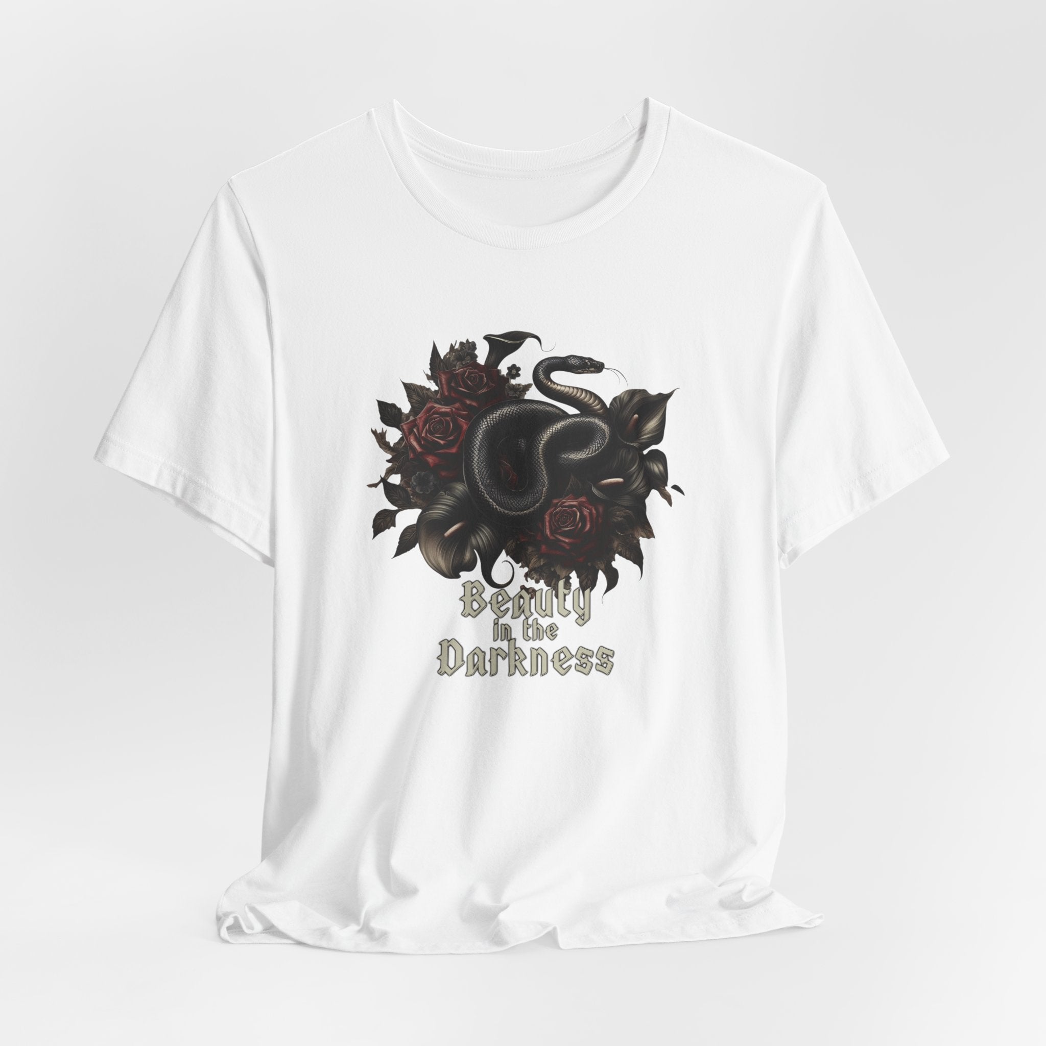 Snake Floral T-Shirt — Beauty in the Darkness Graphic Tee