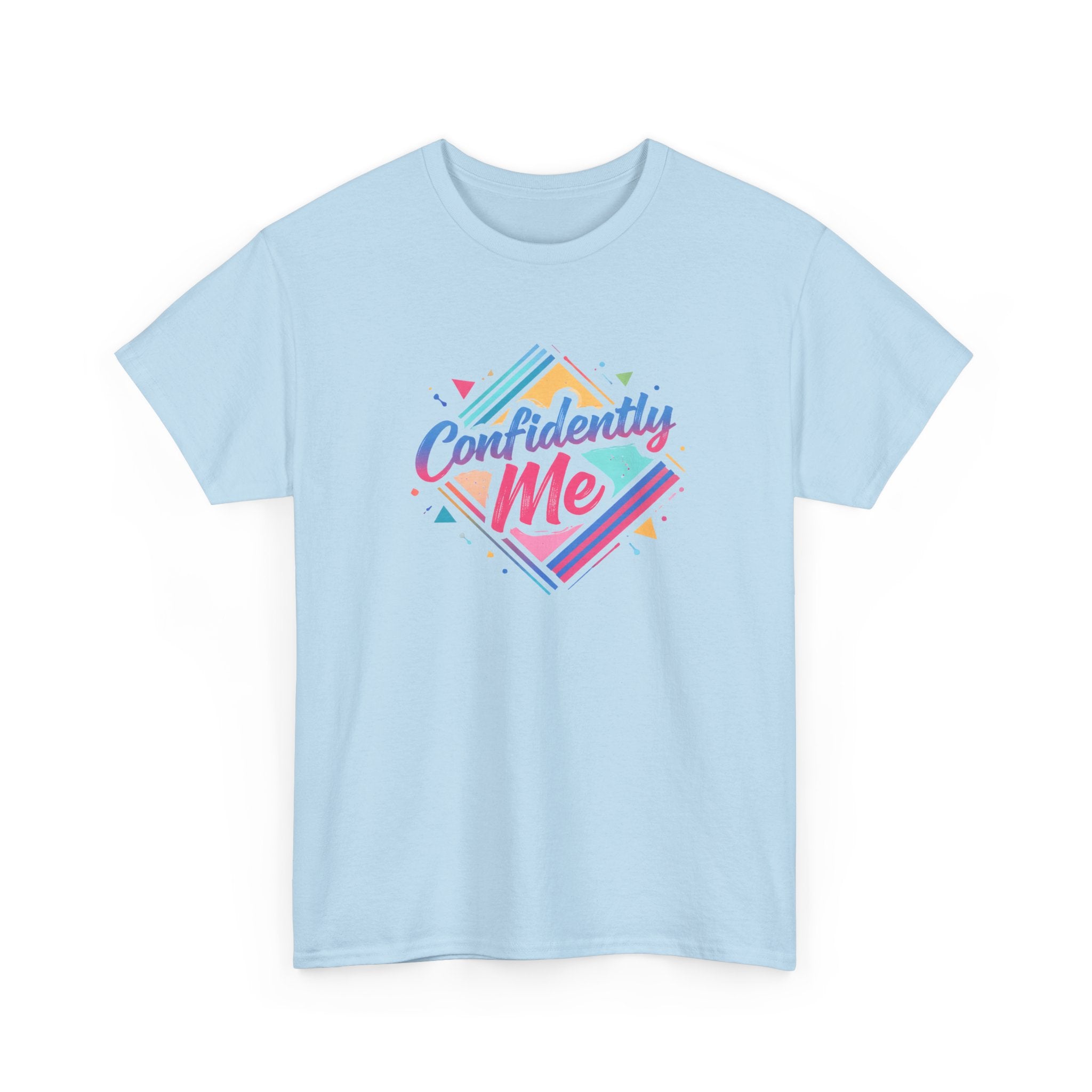 Confidently Me Tee — Retro Pastel Self-Love Graphic T-Shirt