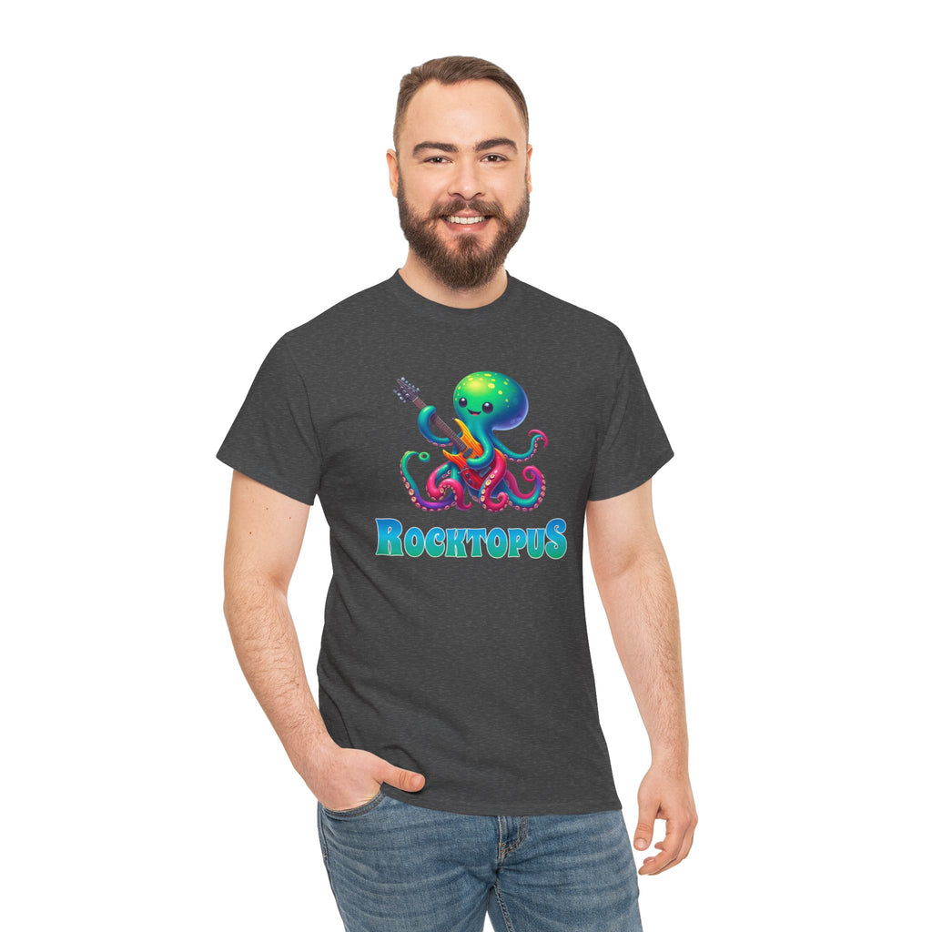 Rocktopus T-Shirt — Cute Octopus Playing Guitar Graphic Tee