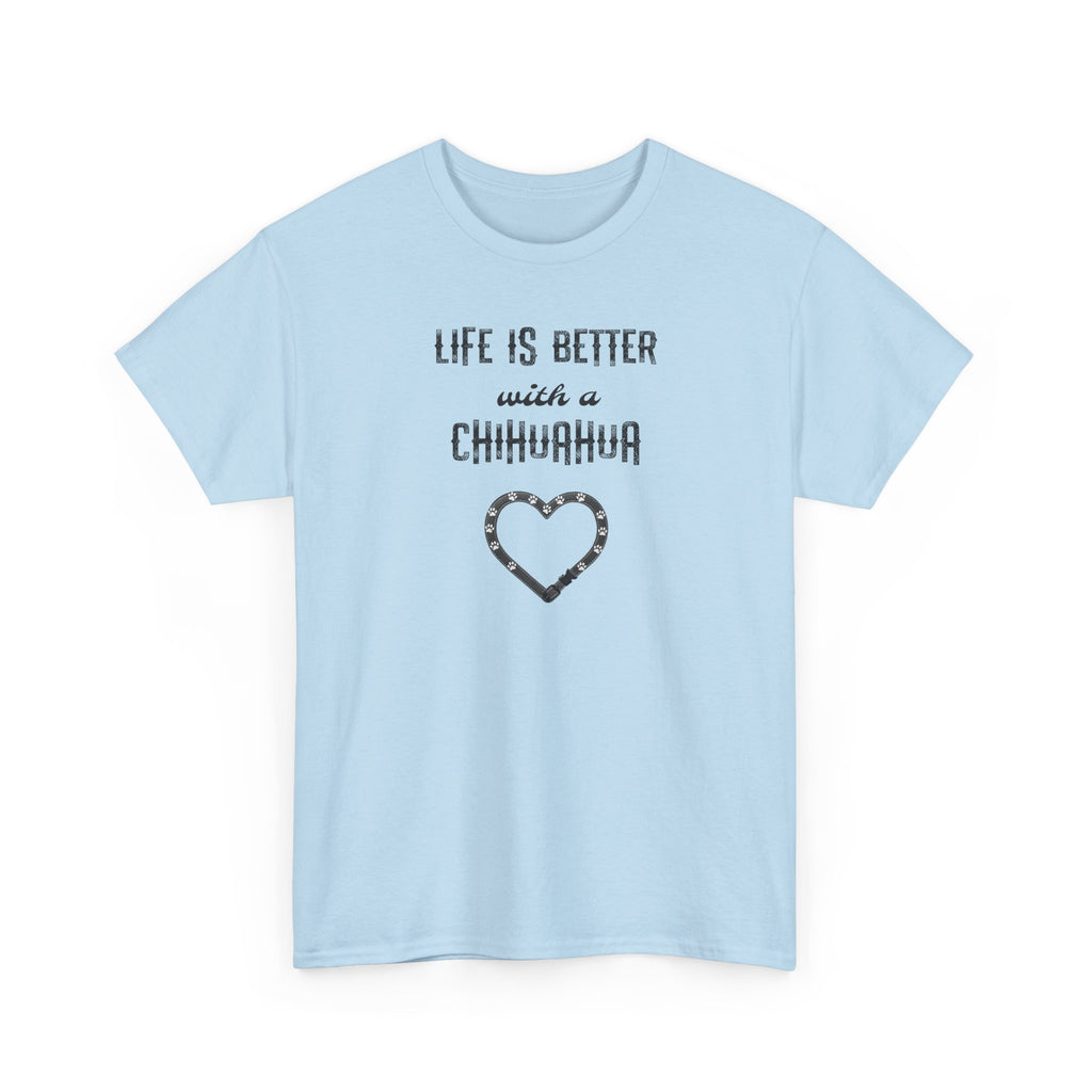 Life Is Better with a Chihuahua Heart Dog Lover Tee