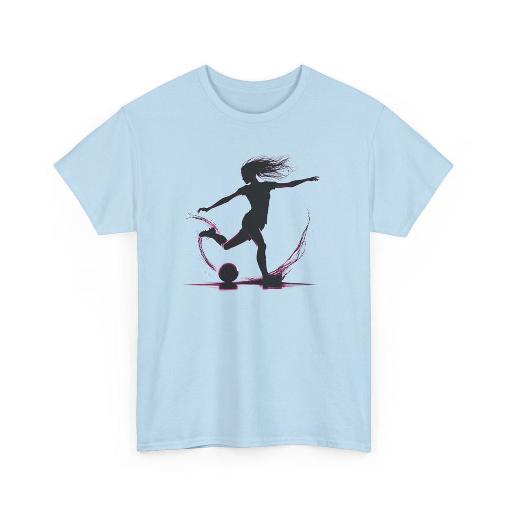 Woman Soccer Player Silhouette T‑Shirt