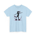 Woman Soccer Player Silhouette T‑Shirt