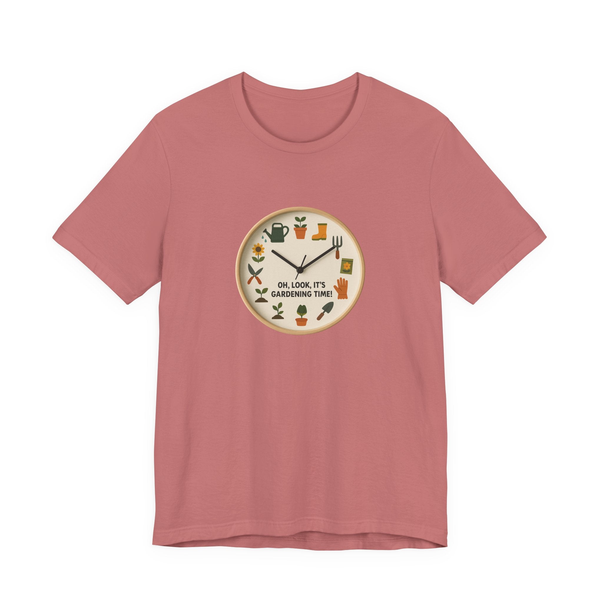 Gardening Tee — "Oh, Look, It's Gardening Time" Graphic Shirt
