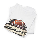 Professional Benchwarmer Football T‑Shirt — Funny Sports Tee for Fans & Backup Players