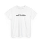 Sarcastic Humor T-Shirt — wow. so fascinating. Minimalist Text Tee
