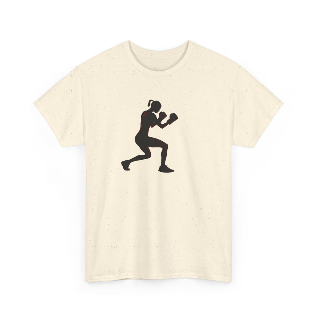 Boxing Silhouette T-Shirt — Women's Boxer Workout Tee