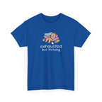 Exhausted But Thriving Tee — Funny Tired Shirt