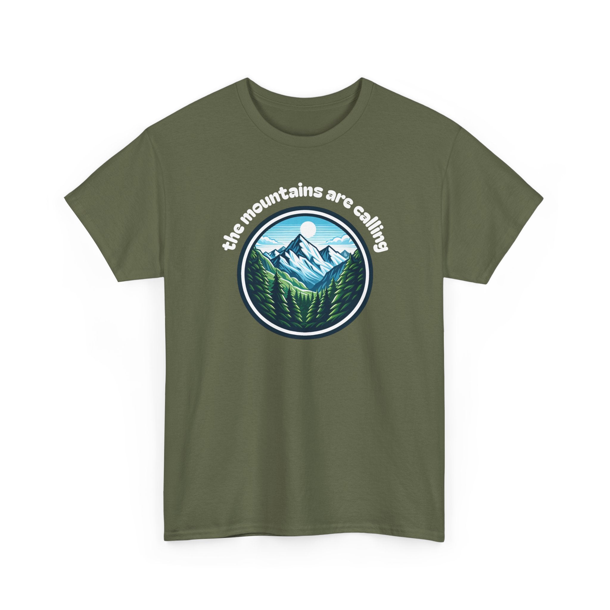 Mountains Are Calling T-Shirt — Scenic Hiking Graphic Tee