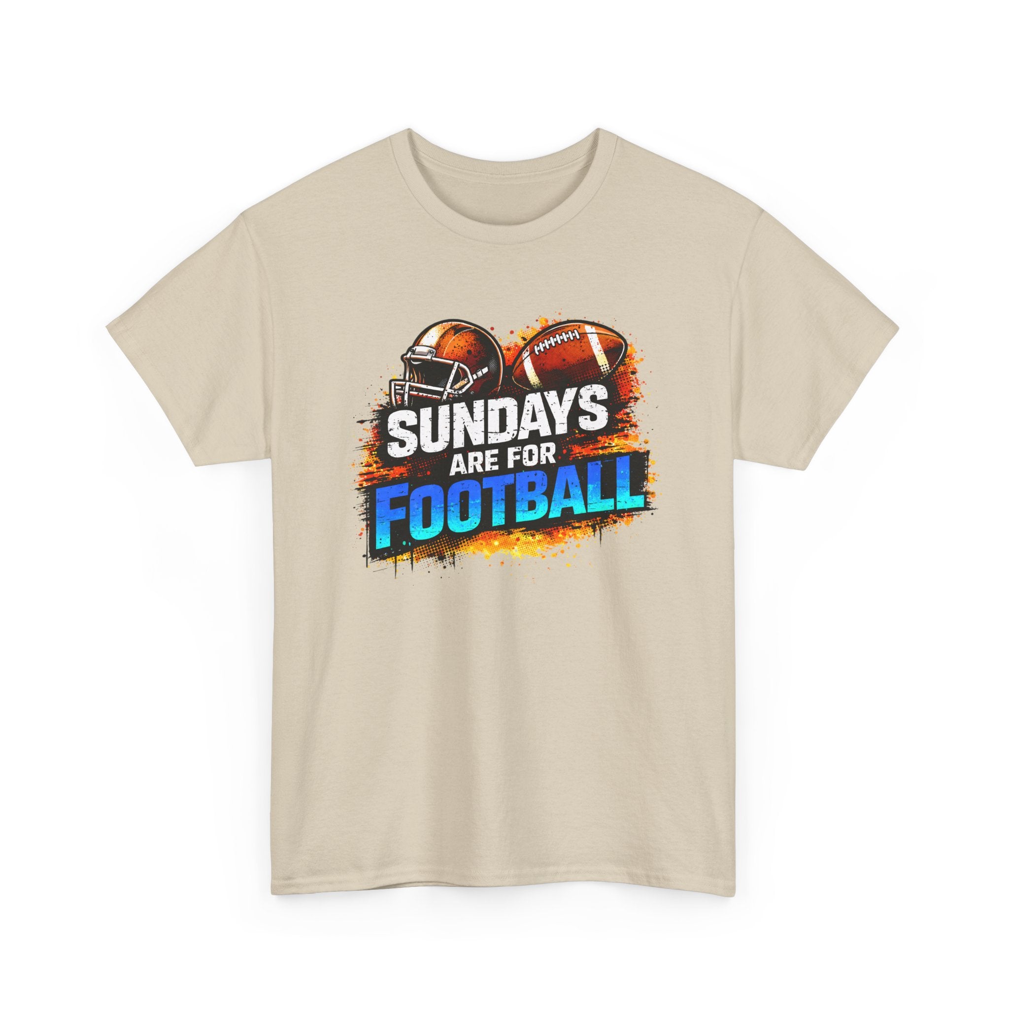 Sundays Are for Football T-Shirt — Football Fan Graphic Tee