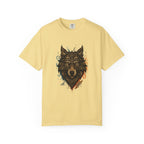 Wolf Head Graphic T-Shirt — Intricate Tribal Wolf Art Tee