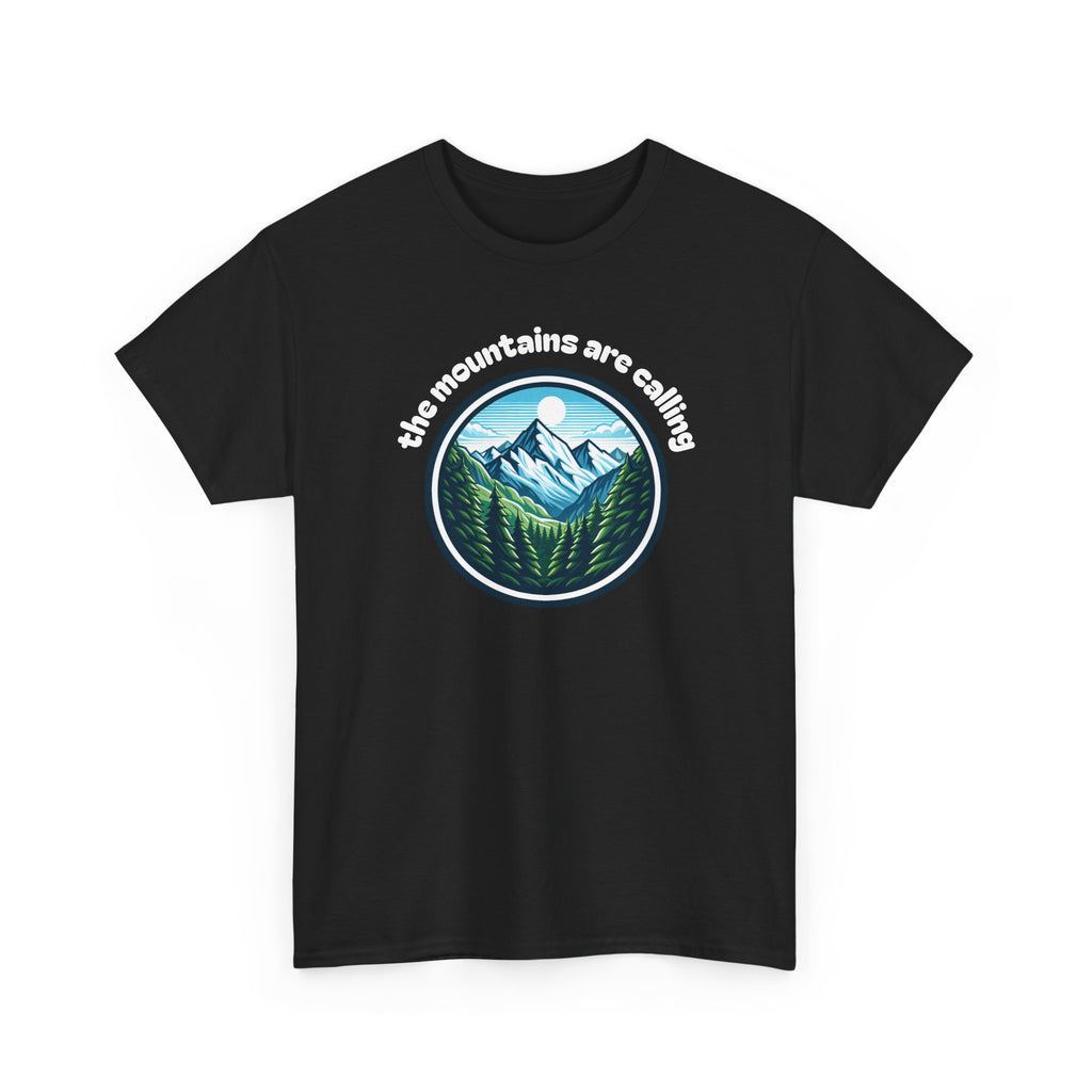 Mountains Are Calling T-Shirt — Scenic Hiking Graphic Tee