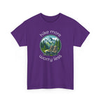 Hike More Worry Less T-Shirt — Nature Hiking Graphic Tee