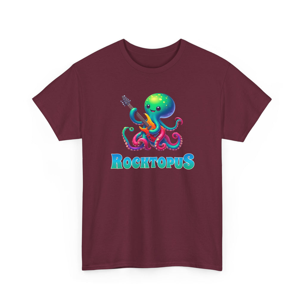 Rocktopus T-Shirt — Cute Octopus Playing Guitar Graphic Tee