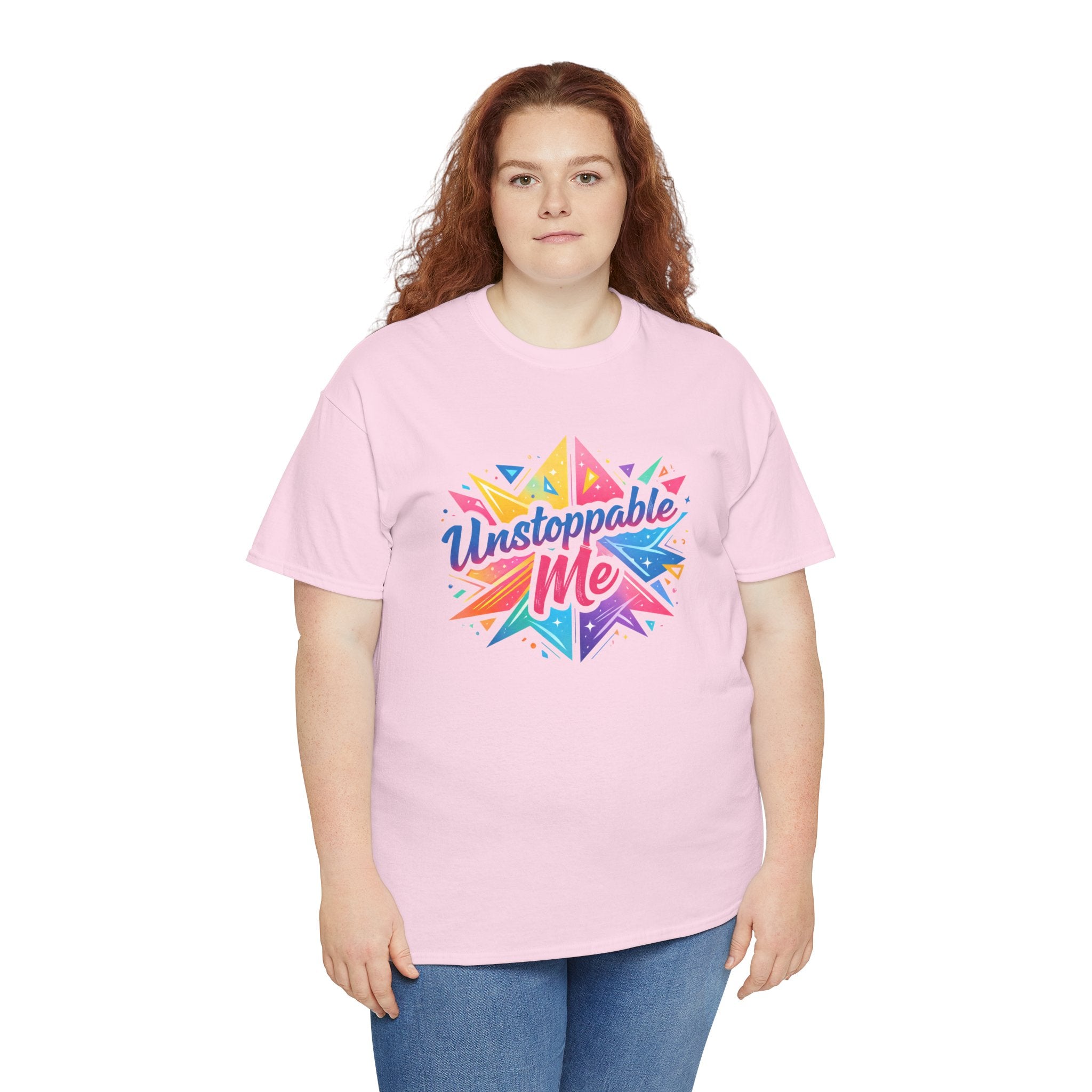 Unstoppable Me T-Shirt — Colorful Motivational Graphic Tee