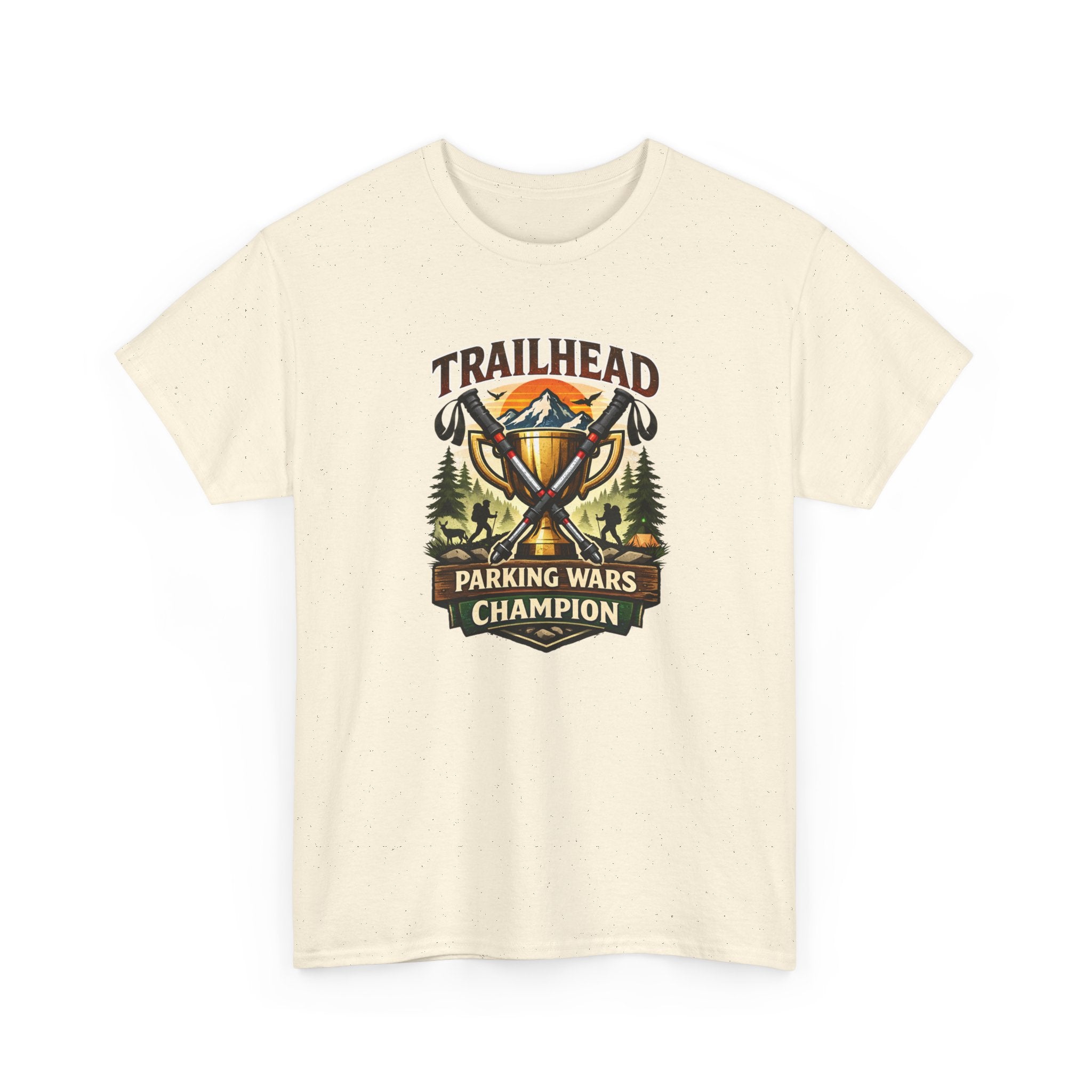 Trailhead 'Parking Wars Champion' T-Shirt — Outdoor Camping Adventure Tee