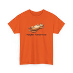 Maybe Tomorrow Cat T-Shirt — Lazy Cat Funny Graphic Tee