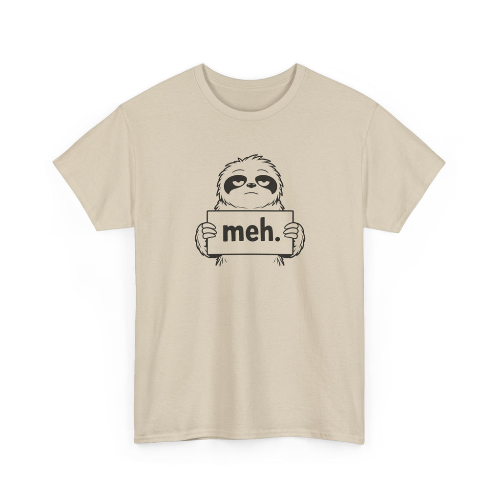 Sloth "meh." Graphic Tee - Cute Casual Funny T-Shirt