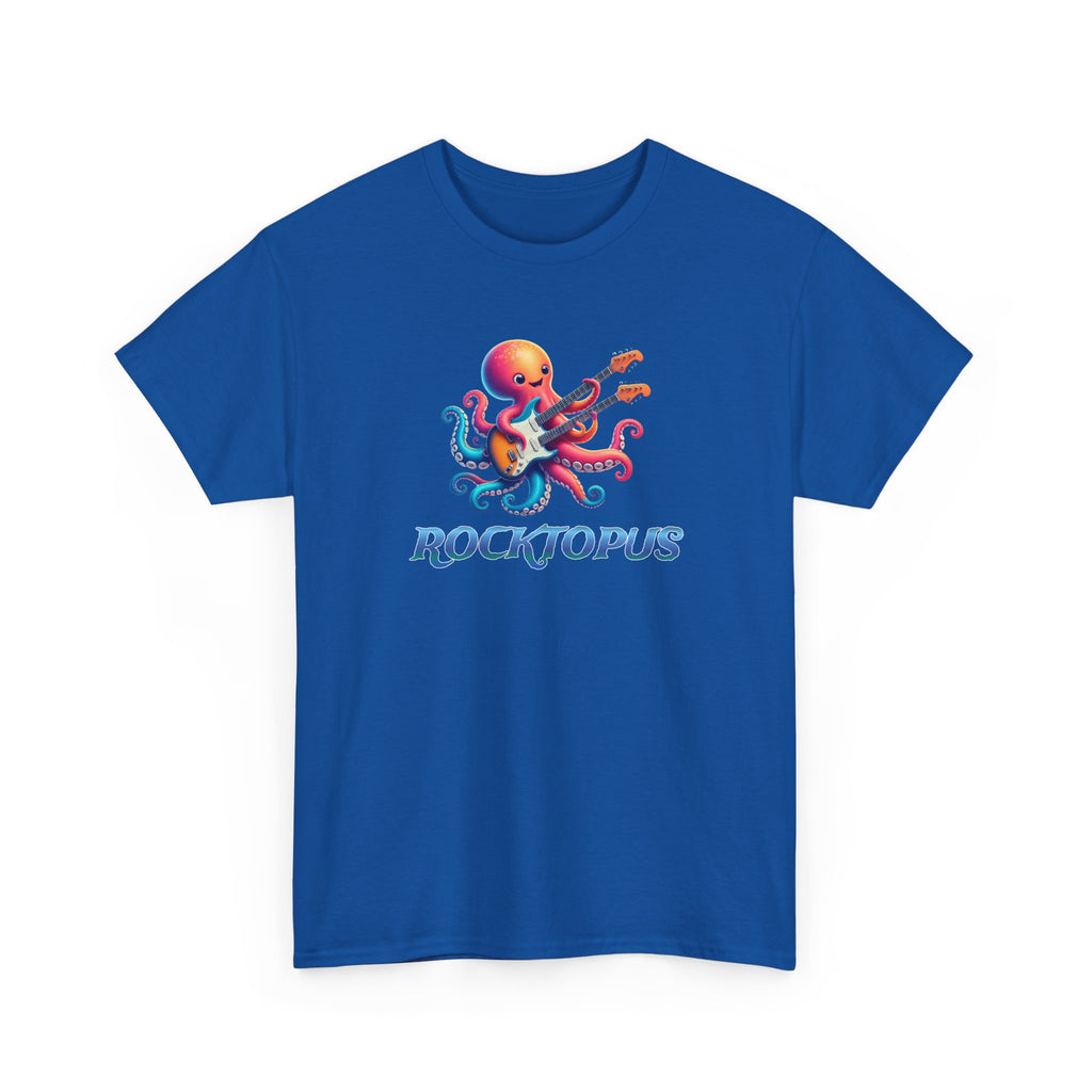 Rocktopus T-Shirt — Colorful Octopus Playing Guitar Tee
