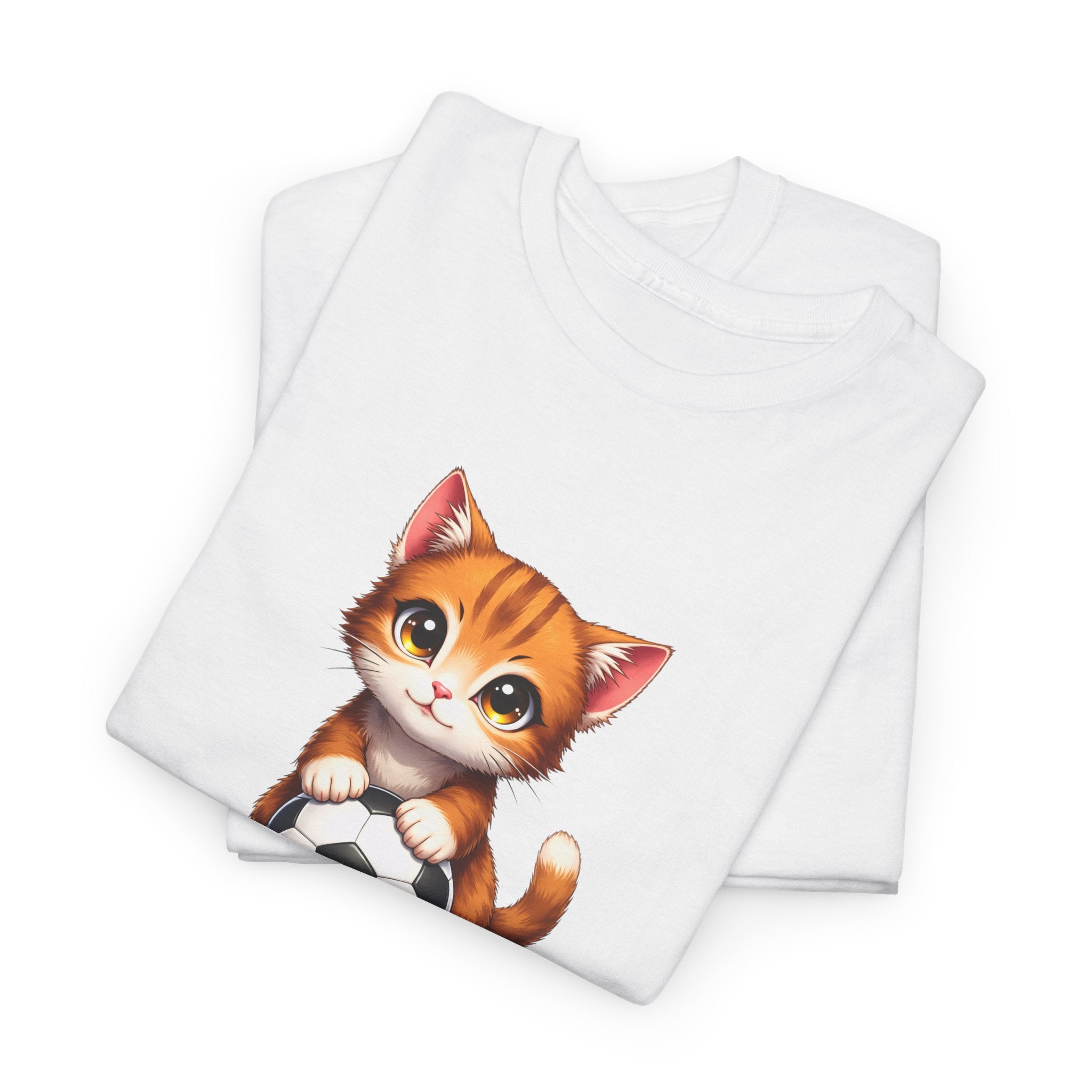 Kitten Soccer T‑Shirt - I Just Hope Both Teams Have Fun Funny Shirt For Soccer Fans