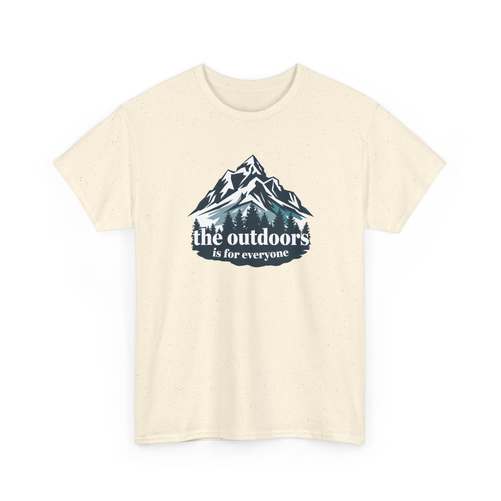 Outdoor Mountains T‑Shirt – “the outdoors is for everyone” Graphic Tee