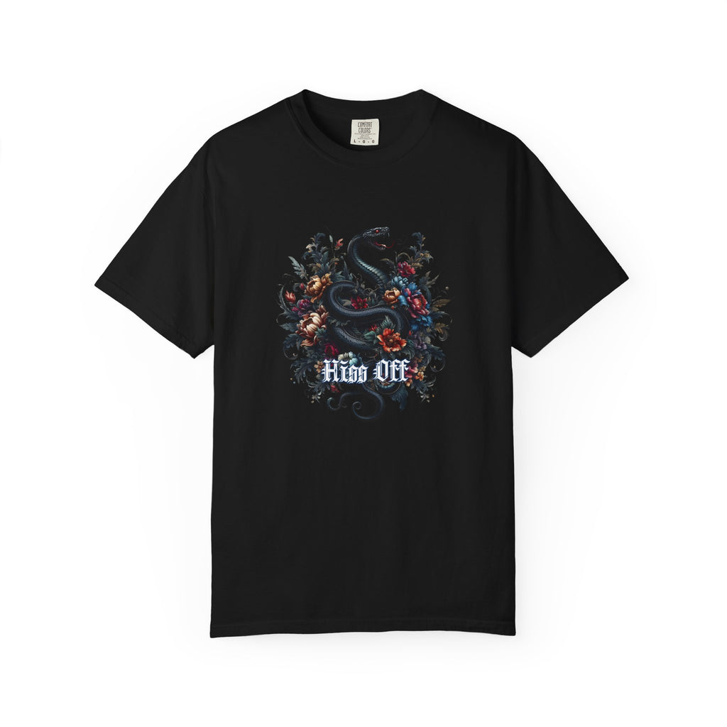Snake Floral 'Hiss Off' T-Shirt