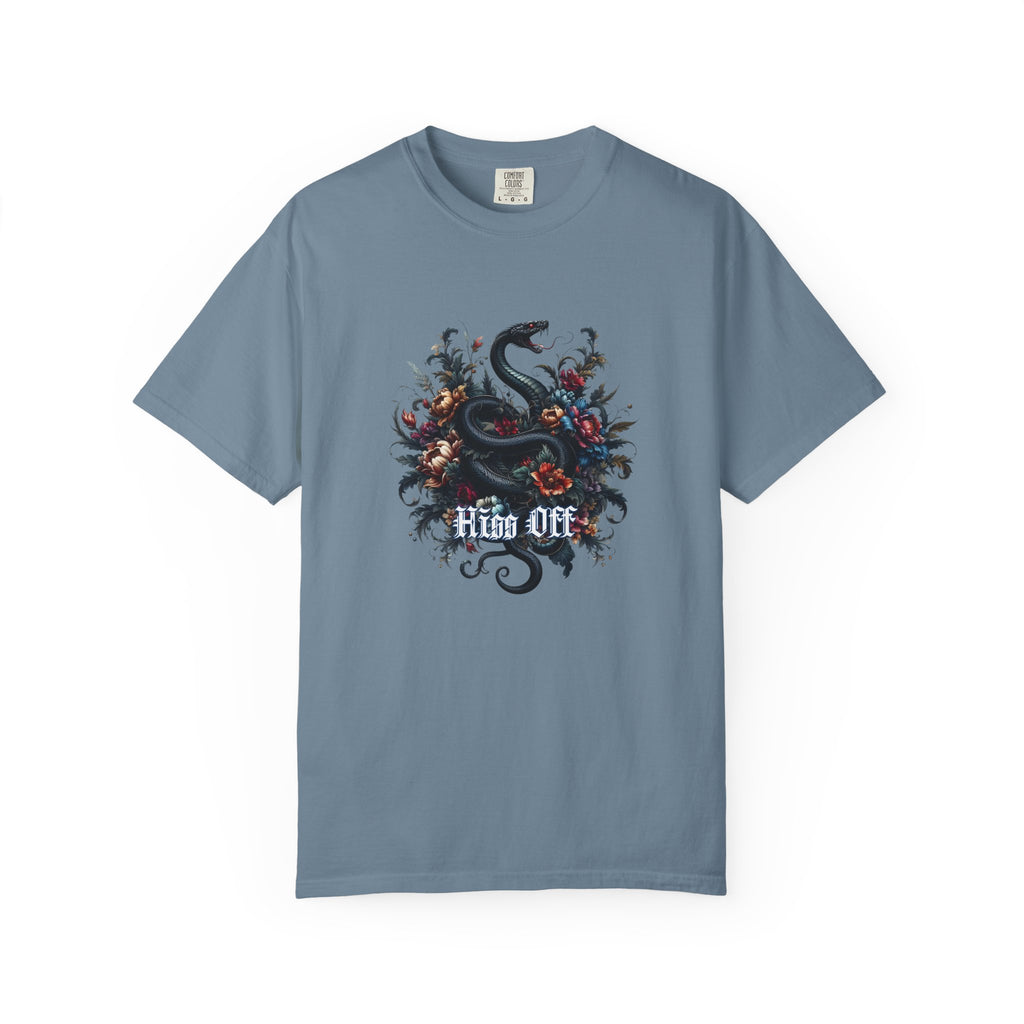 Snake Floral 'Hiss Off' T-Shirt
