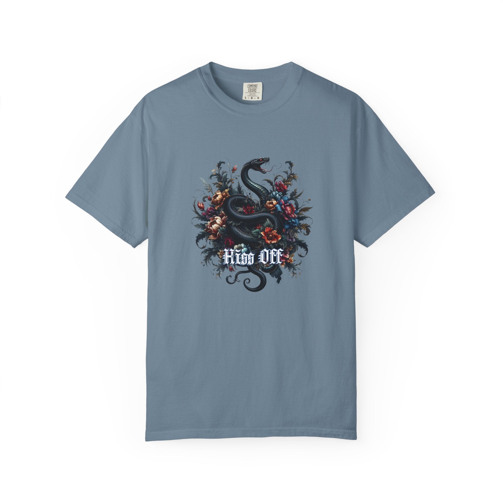 Snake Floral 'Hiss Off' T-Shirt
