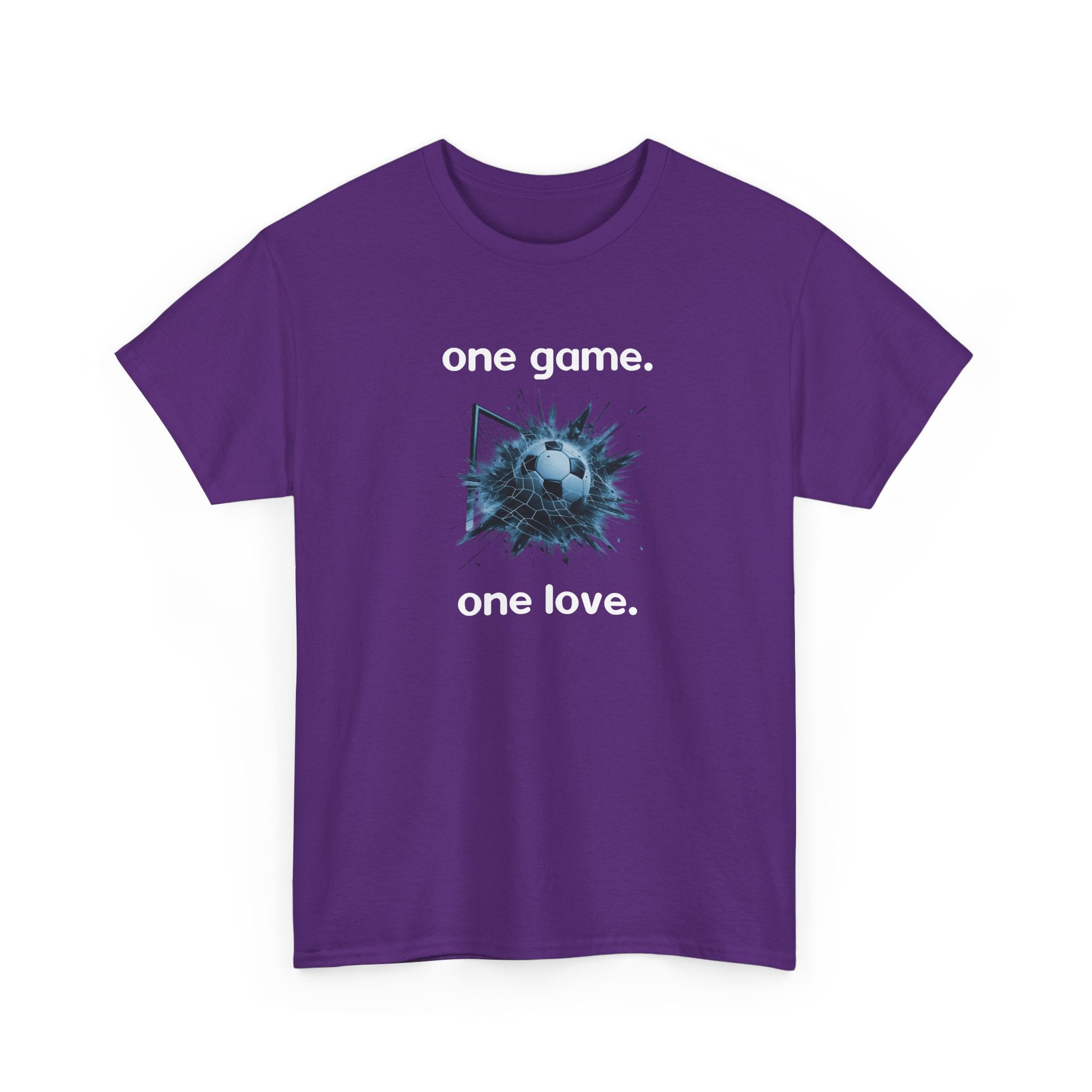 One Game. One Love. T-Shirt — Football Soccer Graphic Tee
