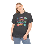 “Sorry, I’ve Got Social Plans With Myself” Cute Cozy Introvert Graphic Tee