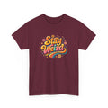Stay Weird T-Shirt — Retro Rainbow Graphic Tee