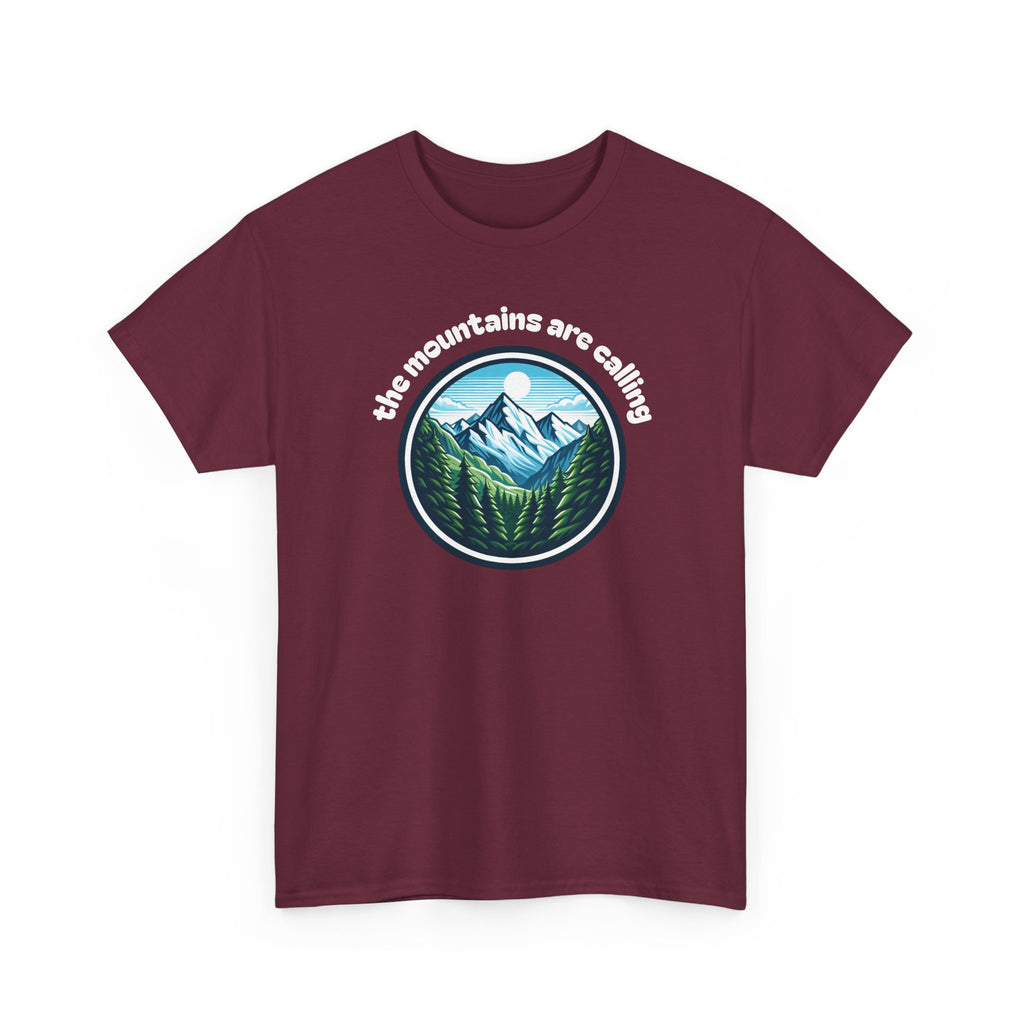 Mountains Are Calling T-Shirt — Scenic Hiking Graphic Tee