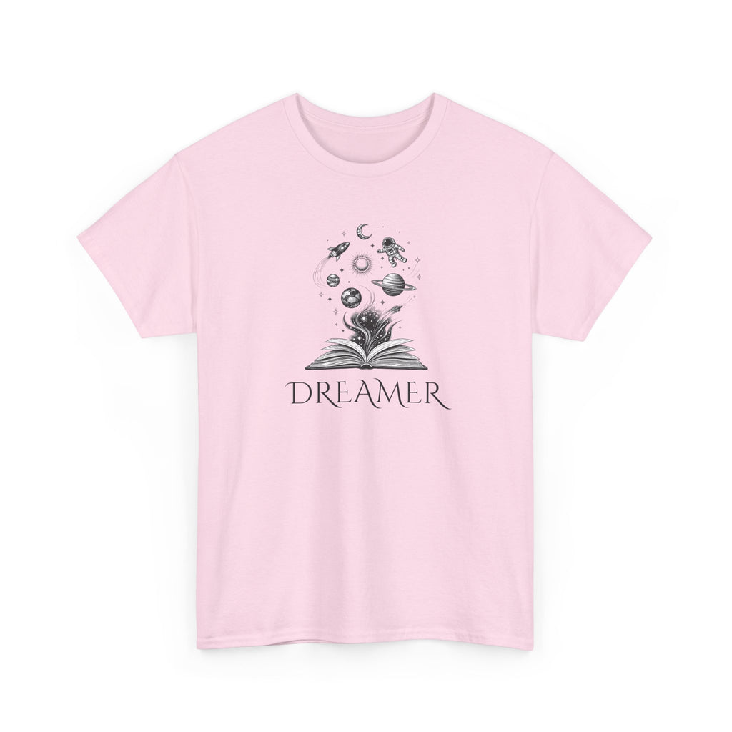 Dreamer T‑Shirt — Illustrated Book & Space Design