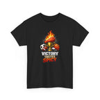 Victory Tastes Spicy Funny Sports Fan Wing T-Shirt