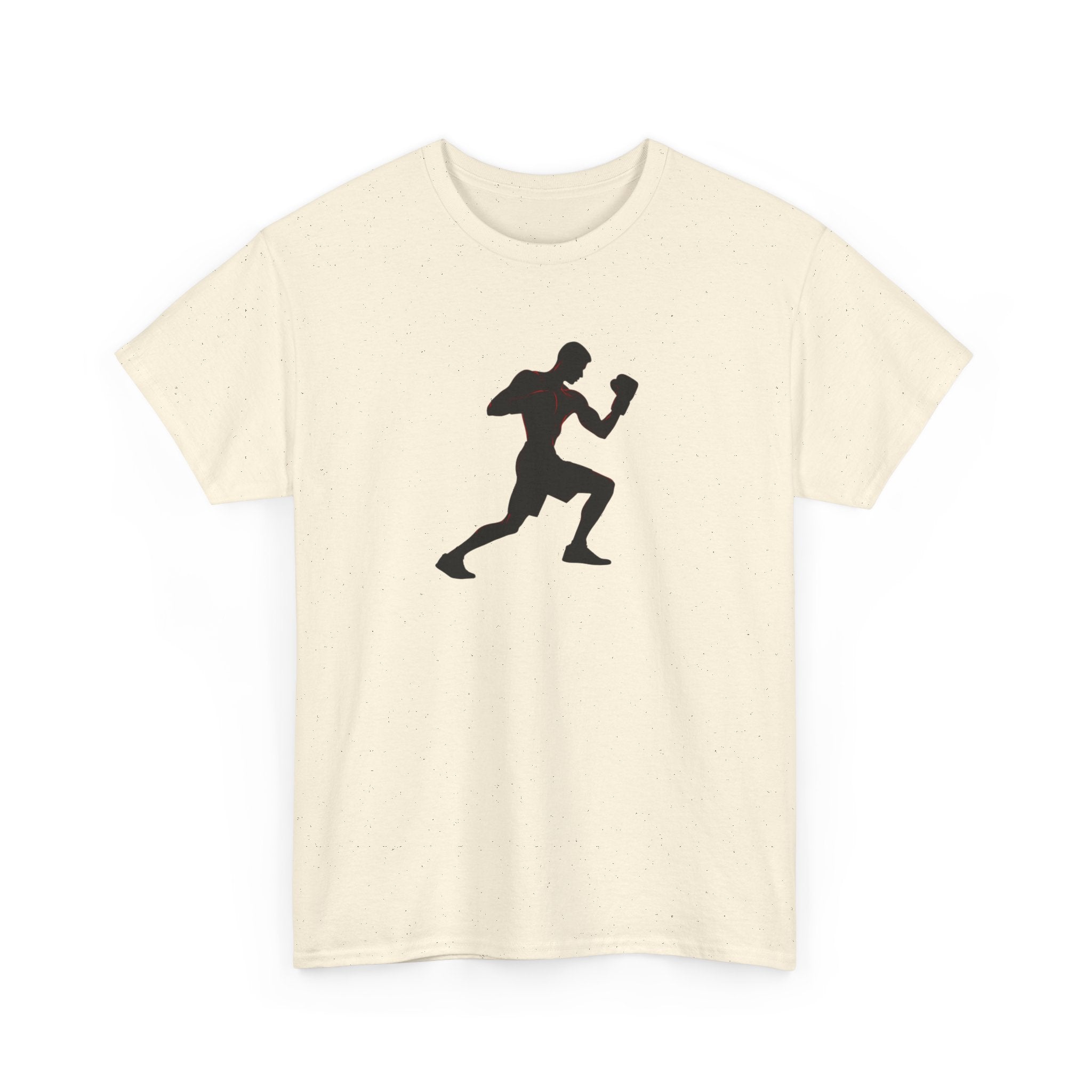 Boxer Silhouette T-Shirt — Minimal Boxing Gym Tee