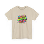 Look Out! Mayhem Ahead Graphic Tee — Colorful Retro Comic Humor Shirt