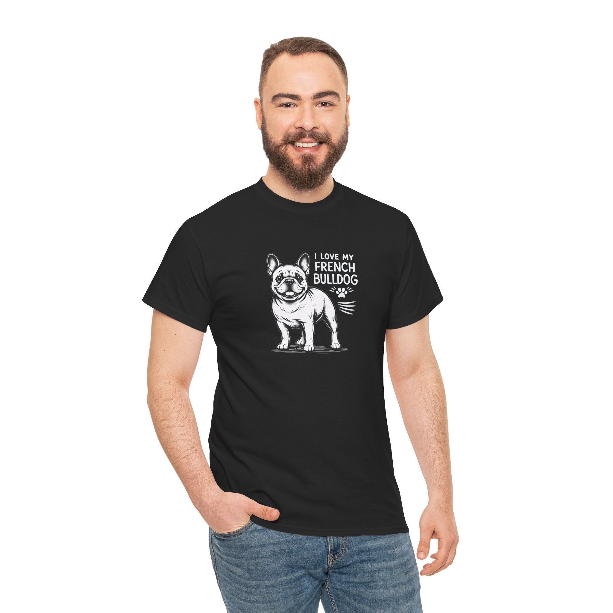 French Bulldog T-Shirt — "I Love My French Bulldog" Cute Dog Lover Tee