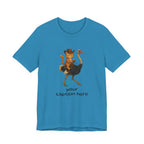 Cat Cowboy Riding Ostrich T-Shirt – Whimsical Western Animal Tee