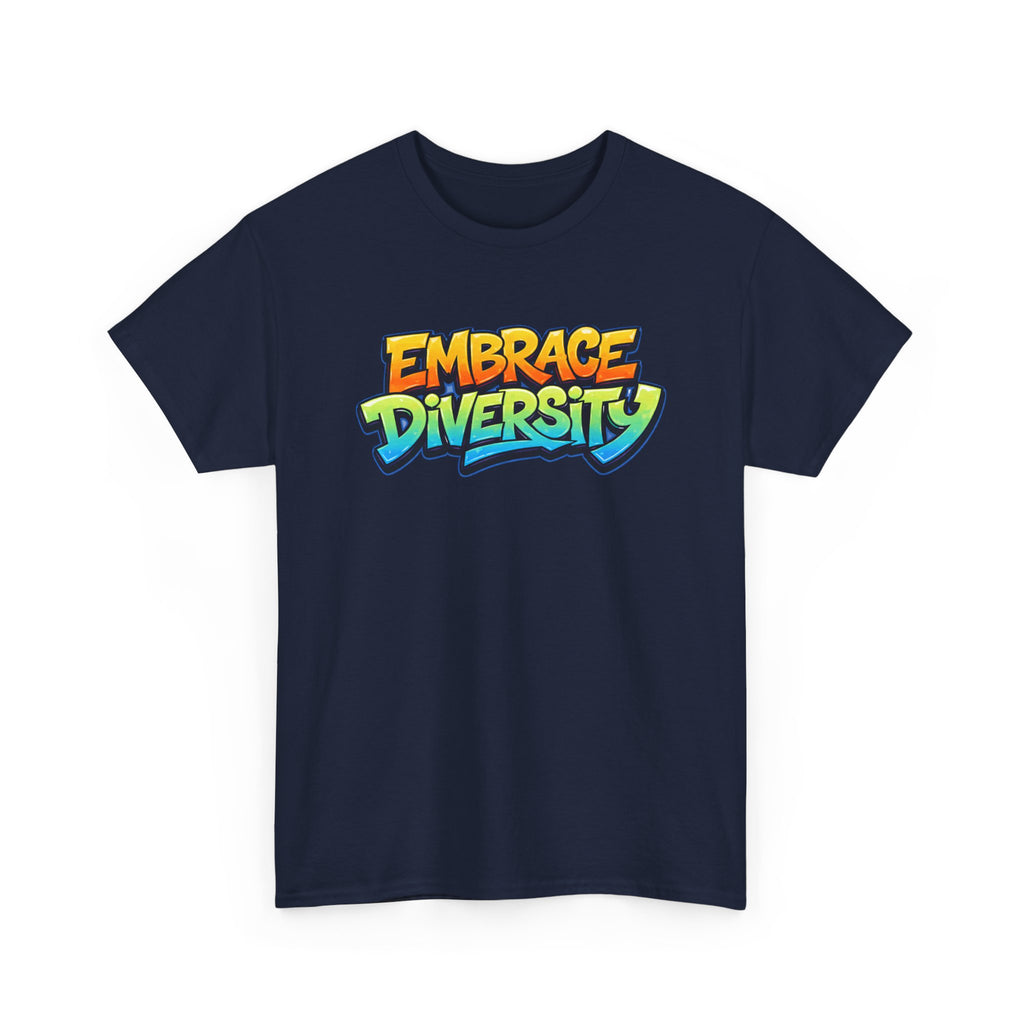 Embrace Diversity T-Shirt — Colorful Graffiti Pride Tee