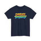 Embrace Diversity T-Shirt — Colorful Graffiti Pride Tee