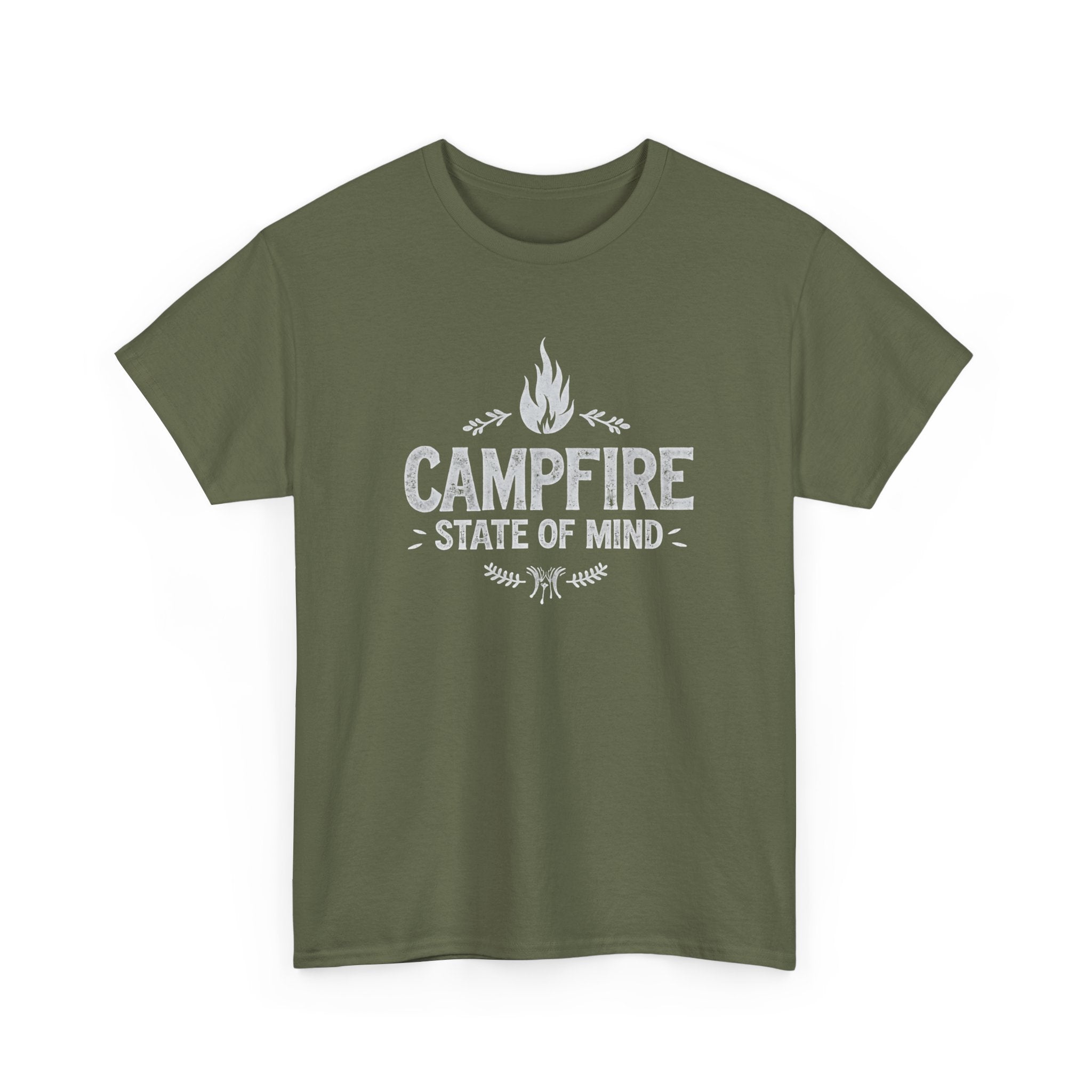 Campfire State of Mind T-Shirt — Outdoor Camping Tee